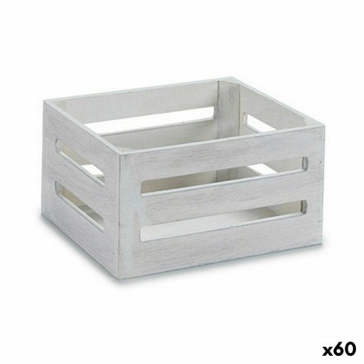 Boîte Décorative Gift Decor Blanc Bois (60 Unités)