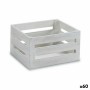 Boîte Décorative Gift Decor Blanc Bois (60 Unités)