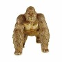 Decorative Figure Gift Decor Golden Gorilla 20 x 27,5 x 34 cm (2 Units)