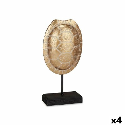 Figurine Décorative Gift Decor Doré Tortue 17,5 x 36 x 10,5 cm (4 Unités)