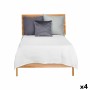 Bedspread (quilt) Gift Decor White 180 x 260 cm Rhombus (4 Units)