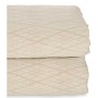Bedspread (quilt) Gift Decor Beige 180 x 260 cm Rhombus (4 Units)