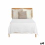 Bedspread (quilt) Gift Decor White 180 x 260 cm Geometric (4 Units)