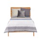Reversible Bedspread Gift Decor Blue White Grey 180 x 260 cm 260 x 0,3 x 180 cm Hexagonal (6 Units)