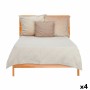 Bedspread (quilt) Gift Decor Beige 240 x 260 cm (4 Units)