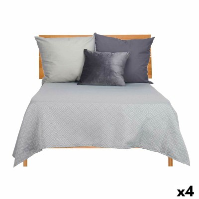 Bedspread (quilt) Gift Decor Grey 240 x 260 cm Geometric (4 Units)