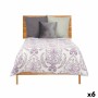 Reversible Bedspread Gift Decor White Purple 240 x 260 cm 260 x 0,3 x 240 cm (6 Units)