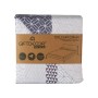 Reversible Bedspread Gift Decor Blue White Grey 240 x 260 cm 260 x 0,3 x 240 cm Hexagonal (6 Units)