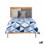 Reversible Bedspread Gift Decor Blue White 240 x 260 cm 260 x 0,3 x 240 cm (6 Units)