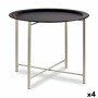 Table d'appoint Gift Decor Blanc Noir 62 x 48,5 x 62 cm (4 Unités)