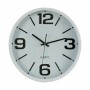 Horloge Murale Gift Decor Blanc Noir Verre Plastique 40 x 40 x 5 cm 40 x 5 x 40 cm (6 Unités)