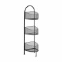 Shelves Gift Decor Black Metal 21,2 x 97 x 28,5 cm (4 Units)