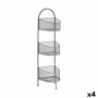 Shelves Gift Decor Silver Metal 21,2 x 97 x 28,5 cm (4 Units)