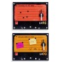 Magnetic Board with Marker Gift Decor Yellow Brown Red Green 40 x 30 cm 1 x 40 x 30 cm (4 Units)