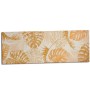 Canvas Gift Decor Golden Leaf of a plant 135 x 45 x 1,5 cm (6 Units)