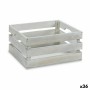 Decorative box Gift Decor White Wood Poplar Aspen wood (36 Units)
