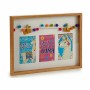 Porte photos mural Gift Decor Multicouleur Bois Lama Pompons (8 Unités)