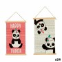 Décoration murale Gift Decor Ours Panda 1 x 54 x 33 cm (24 Unités)
