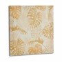Toile Gift Decor Doré Feuille d'une plante 28 x 28 x 1,5 cm (36 Unités)