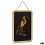 Canvas Gift Decor Heron 2 x 60 x 40 cm (6 Units)