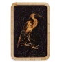 Canvas Gift Decor Heron 2 x 60 x 40 cm (6 Units)