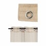 Curtain Gift Decor Beige 140 x 260 cm Grille (6 Units)