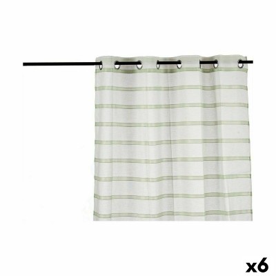 Curtain Gift Decor Green 140 x 0,1 x 260 cm Stripes (6 Units)