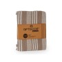 Foulard multi-usages Gift Decor Blanc Beige 235 x 205 cm Rayures (8 Unités)
