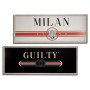 Painting Gift Decor GUILTY MILAN White Black Beige Cream Particleboard 2 x 46 x 121 cm (4 Units)