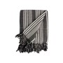 Multipurpose throw Gift Decor White Grey 235 x 205 cm Stripes (8 Units)