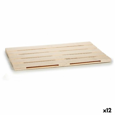 Plateau apéritif Gift Decor Marron Bois 40 x 2 x 60 cm (12 Unités)