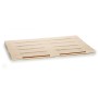 Snack tray Gift Decor Brown Wood 40 x 2 x 60 cm (12 Units)