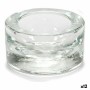 Candleholder Gift Decor Transparent Glass 7 x 3,5 x 7 cm (12 Units)