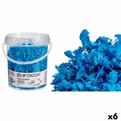Copeaux décoratifs Gift Decor Bleu clair 1,4 L (6 Unités)
