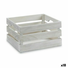 Boîte Décorative Gift Decor Blanc Bois Peuplier Bois de peuplier (18 Unités) Boîte Décorative Gift Decor Blanc Bois Peuplier Bois de peuplier (18 Unités)