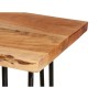 TV Table Gift Decor Live Edge Brown Black 140 x 37 x 52 cm 140 x 5,5 x 37 cm