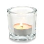 Bougeoir Gift Decor Transparent verre 6,5 x 6 x 6,5 cm (12 Unités)