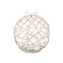 Decorative bauble Gift Decor White Transparent 18 x 20 x 18 cm 18 x 20 cm (6 Units)