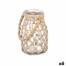 Bougeoir Gift Decor Transparent Naturel verre Corde 14 x 21 cm 16 x 21 x 14 cm Boîte (6 Unités) Bougeoir Gift Decor Transparent Naturel verre Corde 14 x 21 cm 16 x 21 x 14 cm Boîte (6 Unités)