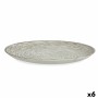 Centre de Table Gift Decor Blanc Bois MDF 34,5 x 3 x 34,5 cm Spirale (6 Unités)