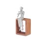 Decorative Figure Gift Decor Brown Silver Recorder 13 x 27 x 13 cm (6 Units)