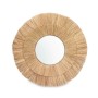 Wall mirror Gift Decor Brown 110 x 110 x 3 cm Circle