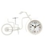 Table clock Gift Decor White Bicycle (4 Units)