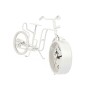 Table clock Gift Decor White Bicycle (4 Units)