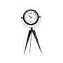 Table clock Gift Decor Black Tripod (4 Units)