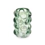 Bougeoir Gift Decor Vert Verre 8,4 x 12,5 x 8,4 cm Microsphères (12 Unités)