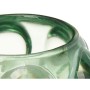 Candleholder Gift Decor Green Crystal 8,4 x 12,5 x 8,4 cm Microbeads (12 Units)