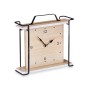 Horloge de table Gift Decor Noir Bois (6 Unités)