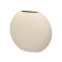 Vase Gift Decor Beige Ceramic Circular 29 x 26 x 11 cm (4 Units)