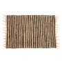 Tapis Gift Decor Noir Naturel Rayures 60 x 1 x 90 cm (12 Unités)